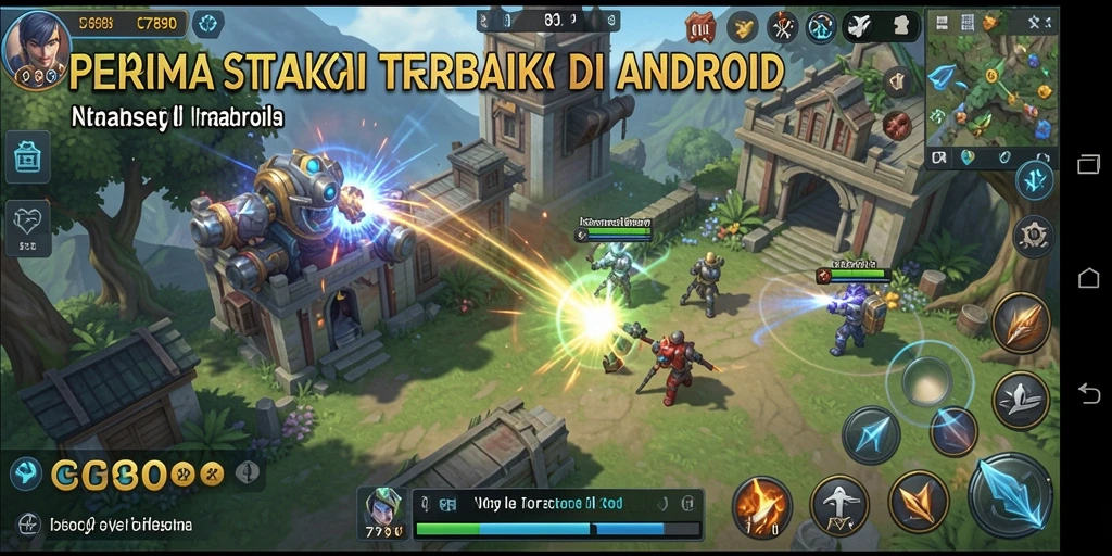 Tangkapan layar utama C7890 menampilkan aksi seru dan strategi permainan.