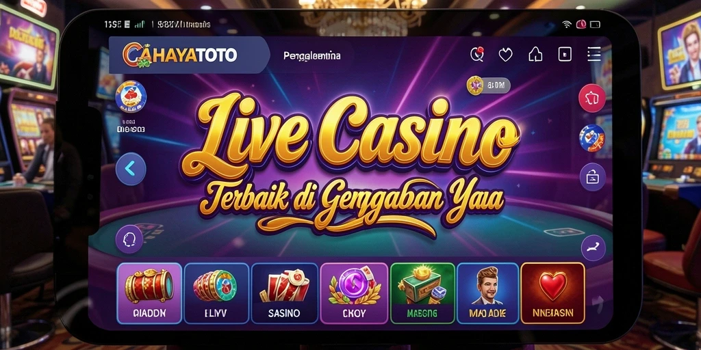 Gambaran menegangkan gameplay CAHAYATOTO di Live Casino.