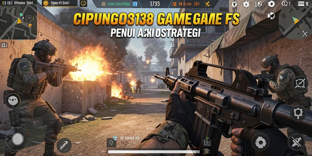 Tangkapan layar menunjukkan aksi mendebarkan dalam gameplay FPS.