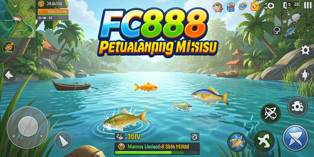 Tampilan gameplay utama di FC888 yang mengasyikkan.