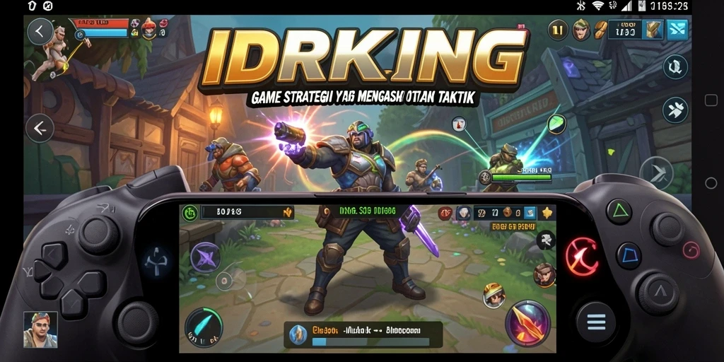 Tampilan gameplay IDRKING yang penuh aksi dan strategi.