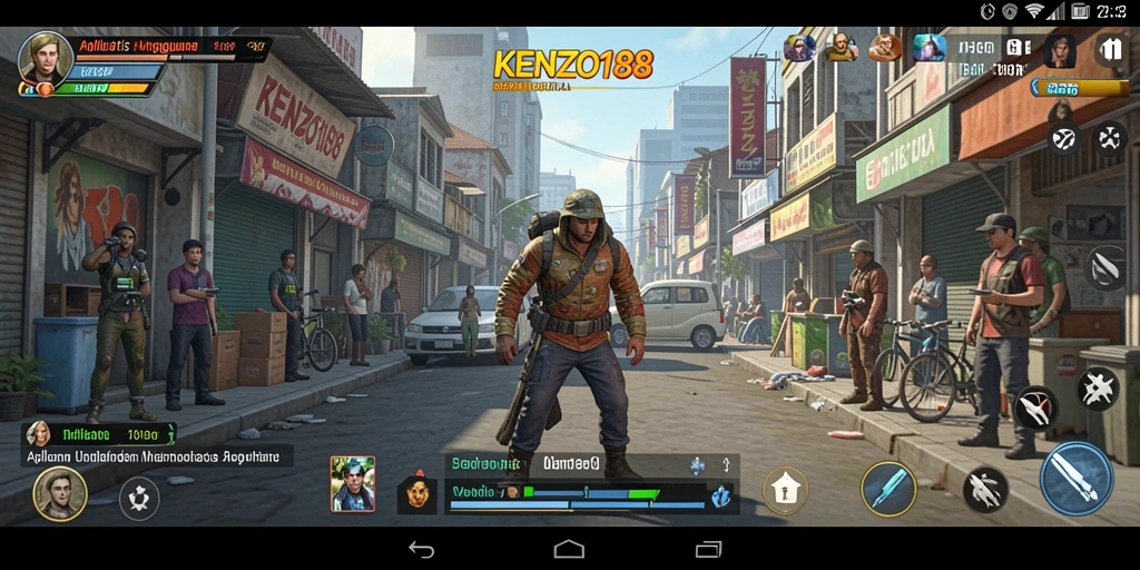 Tampilan antarmuka aplikasi KENZO188 yang user-friendly.