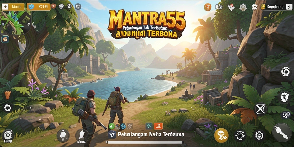 Gameplay seru di dunia terbuka MANTRA55 dengan petualangan tanpa batas.