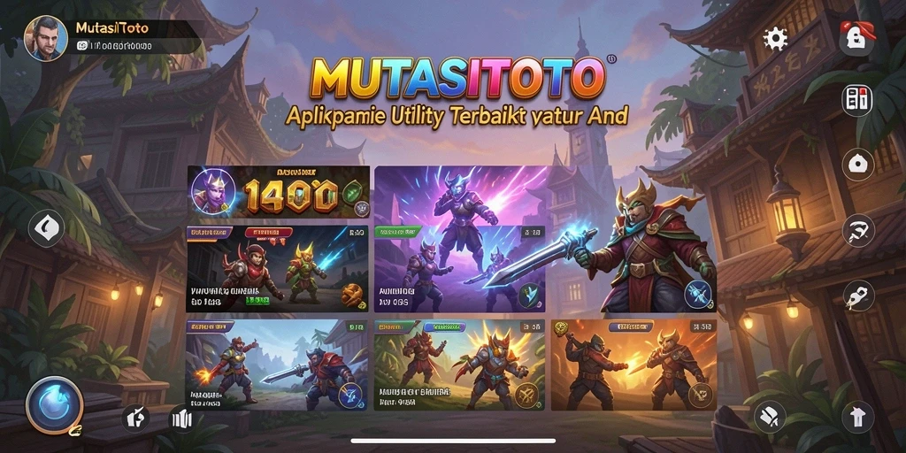 Tampilan antarmuka pengguna dari aplikasi MUTASITOTO yang intuitif.