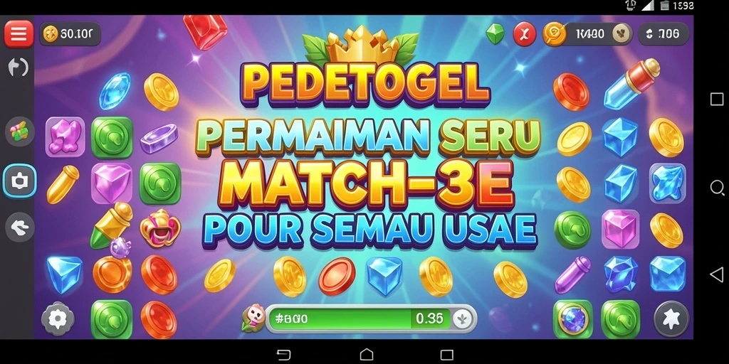 Tampilkan gameplay seru dan warna-warni dari PEDETOGEL.