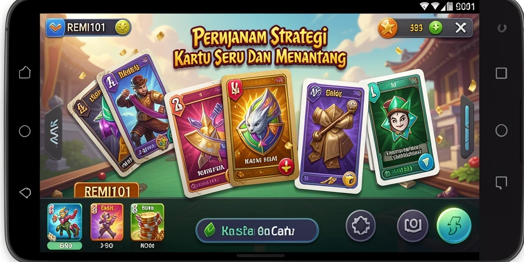 Tampilan gameplay menantang di REMI101 dengan strategi cerdas.