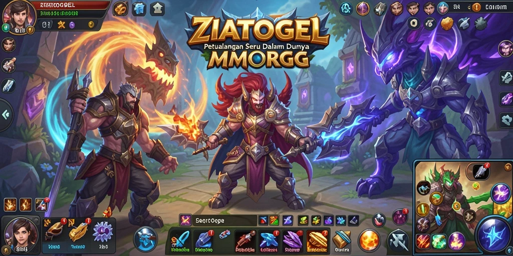 Tampilan gameplay ZIATOGEL yang mendebarkan dan interaktif.